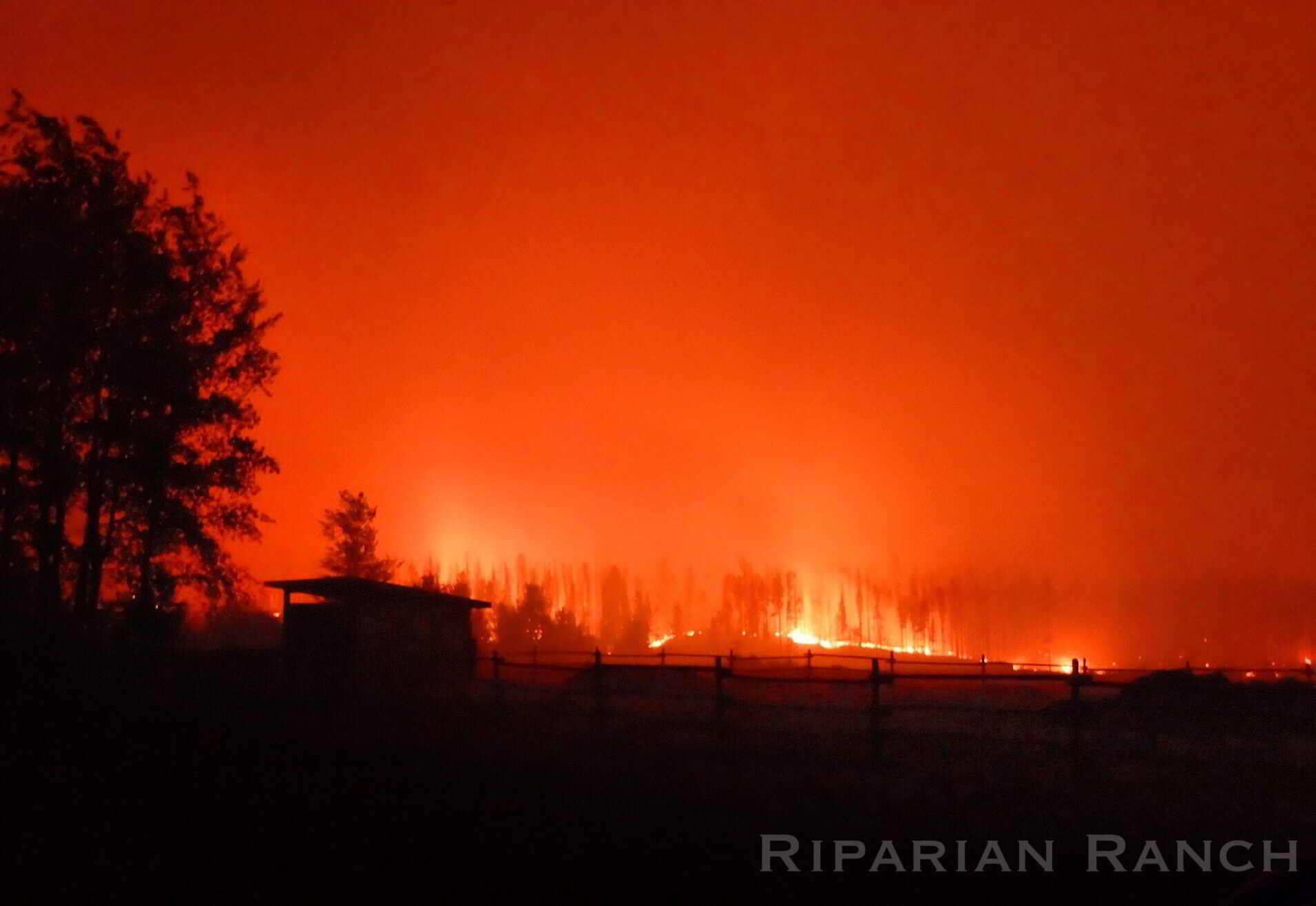 BC Wildfire at Riparian Ranch
