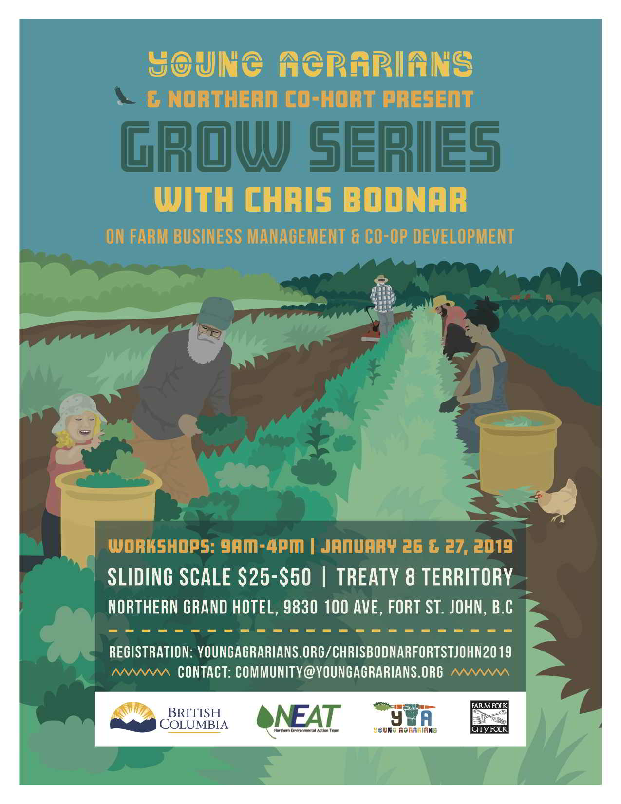 chris bodnar fort st john 2019 workshop poster