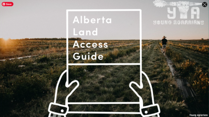 Young Agrarians releases free guide to help farmers find land in Alberta