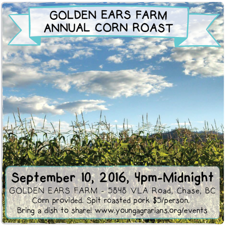 Golden Ears Farm Tour Corn Roast
