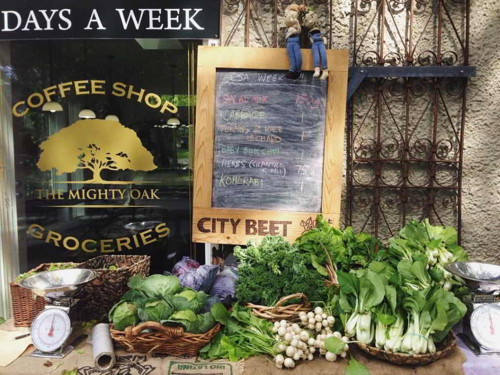 CSA PIck Up Day for City Beet Farm