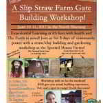 June 10-11: Celista, BC – Slip Straw Building Workshop at Spotted Moose Farm