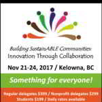 NOV 21-24: KELOWNA, BC – Building SustainABLE Communities Conference
