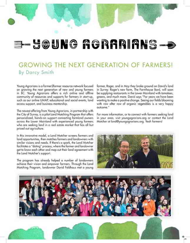 What S On Langley Young Agrarians Growing The Next Generation Of