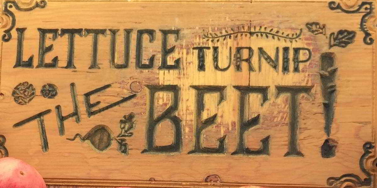lettuce turnip the beet