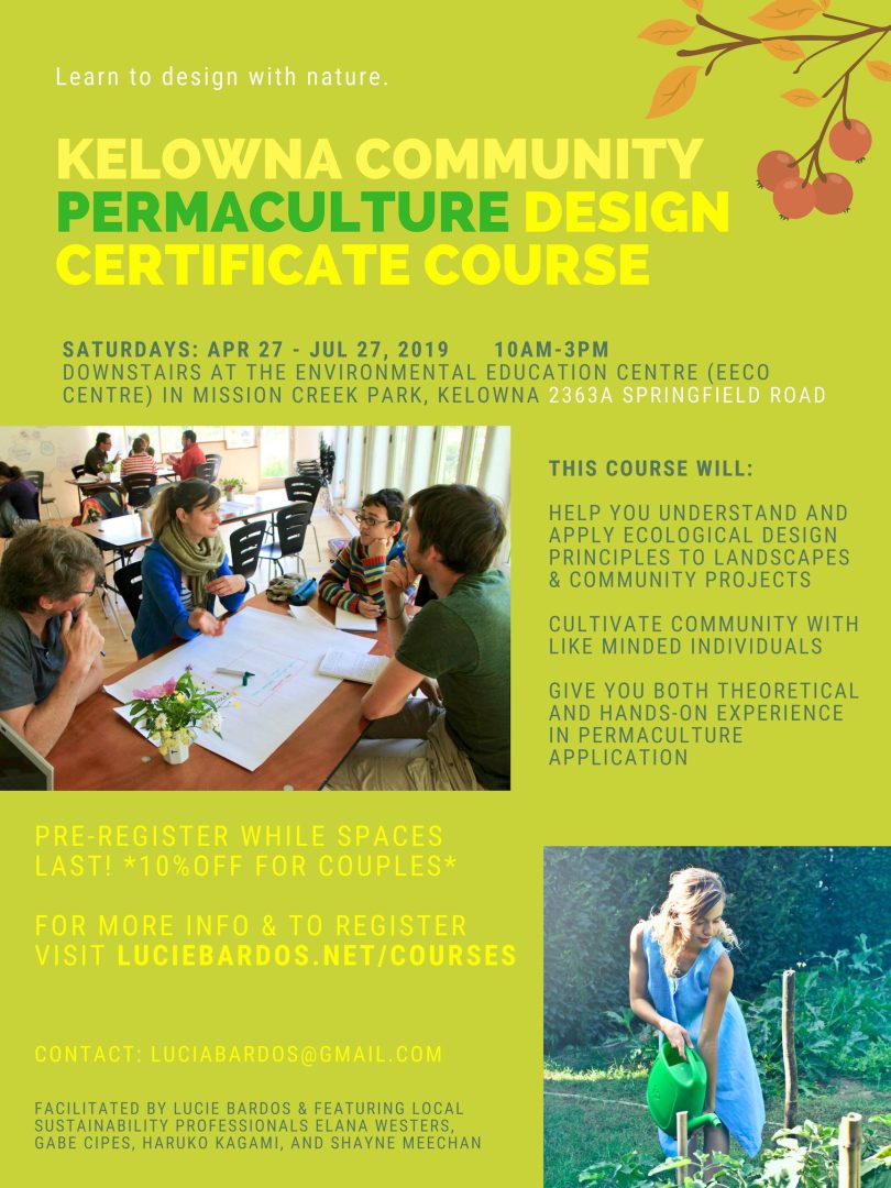 kelowna community permaculture design certificate course