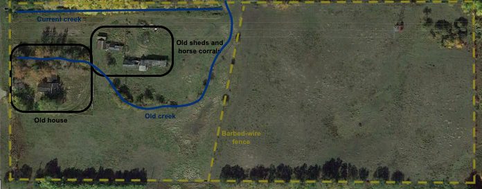 Aerial photo - Annotated- Patricia Waiseman