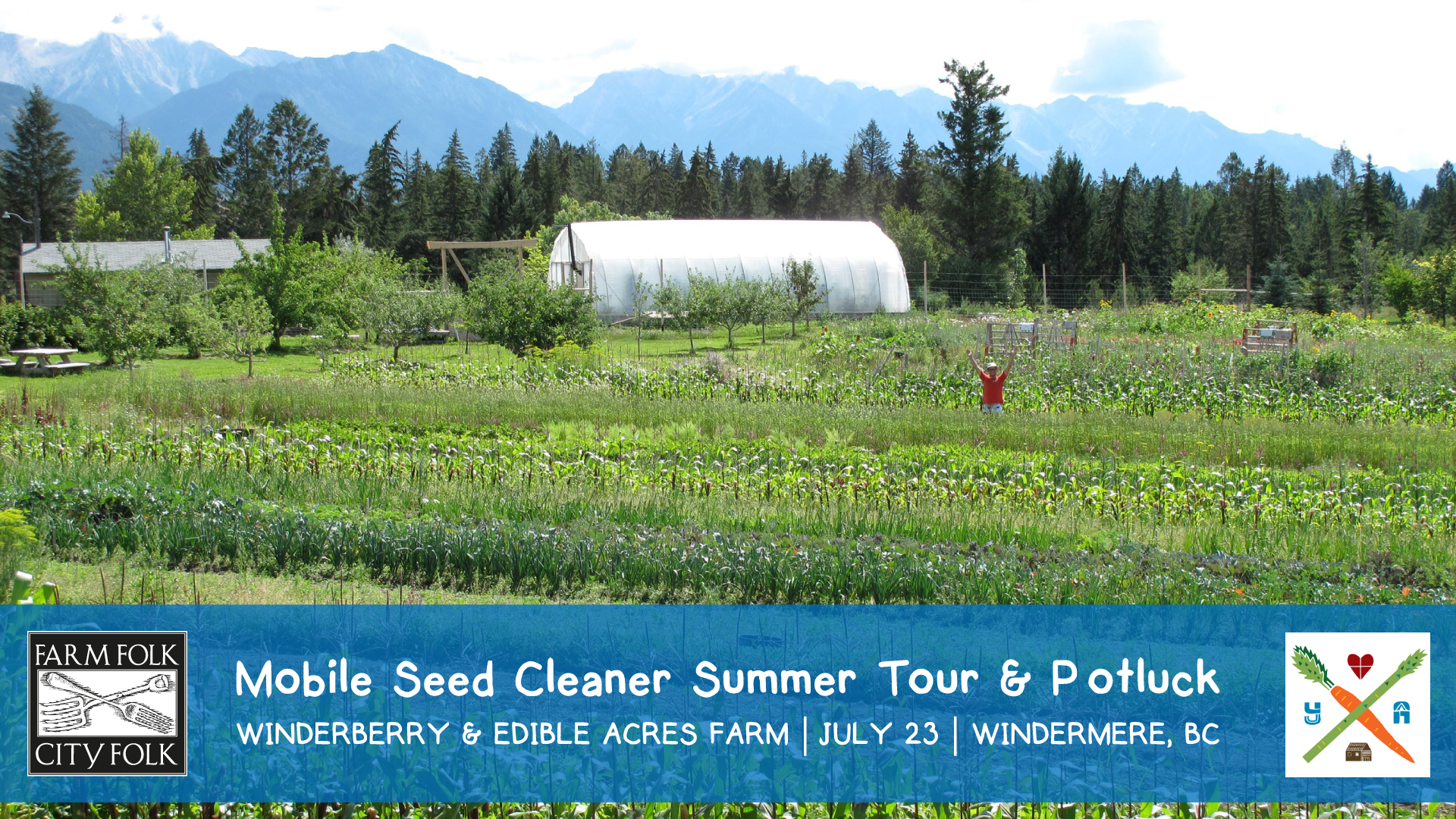 winderberry farm, edible acres, potluck, farm tour, windermere