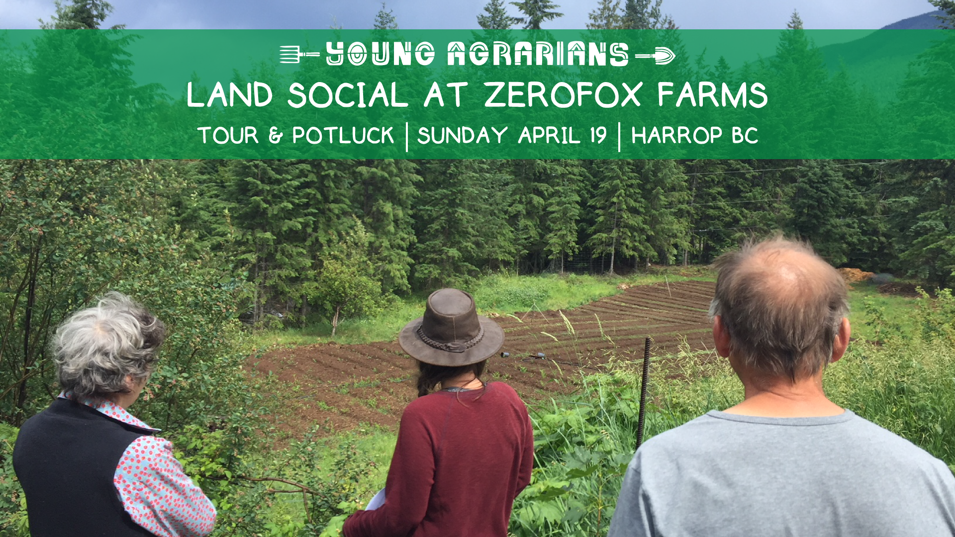 zerofox farms, land social, nelson, harrop, young agrarians, land matching