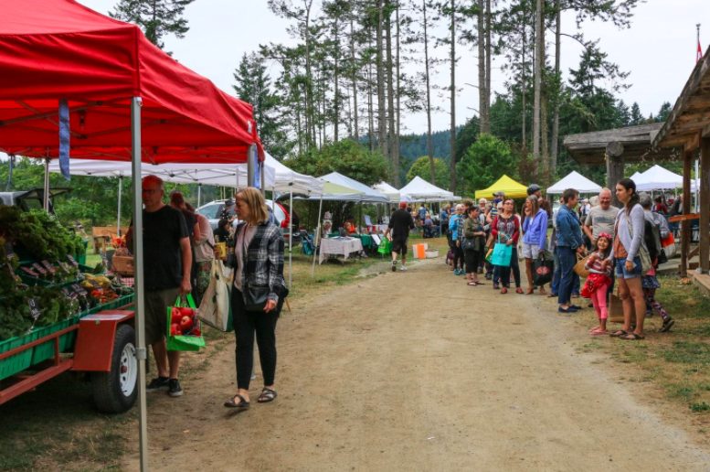 farmers market, pender island community hall, farm job, vancouver island, young agrarians