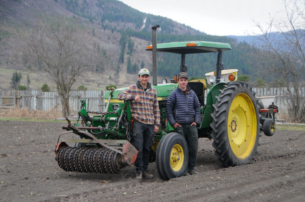 burkholder's corn farm tractor
