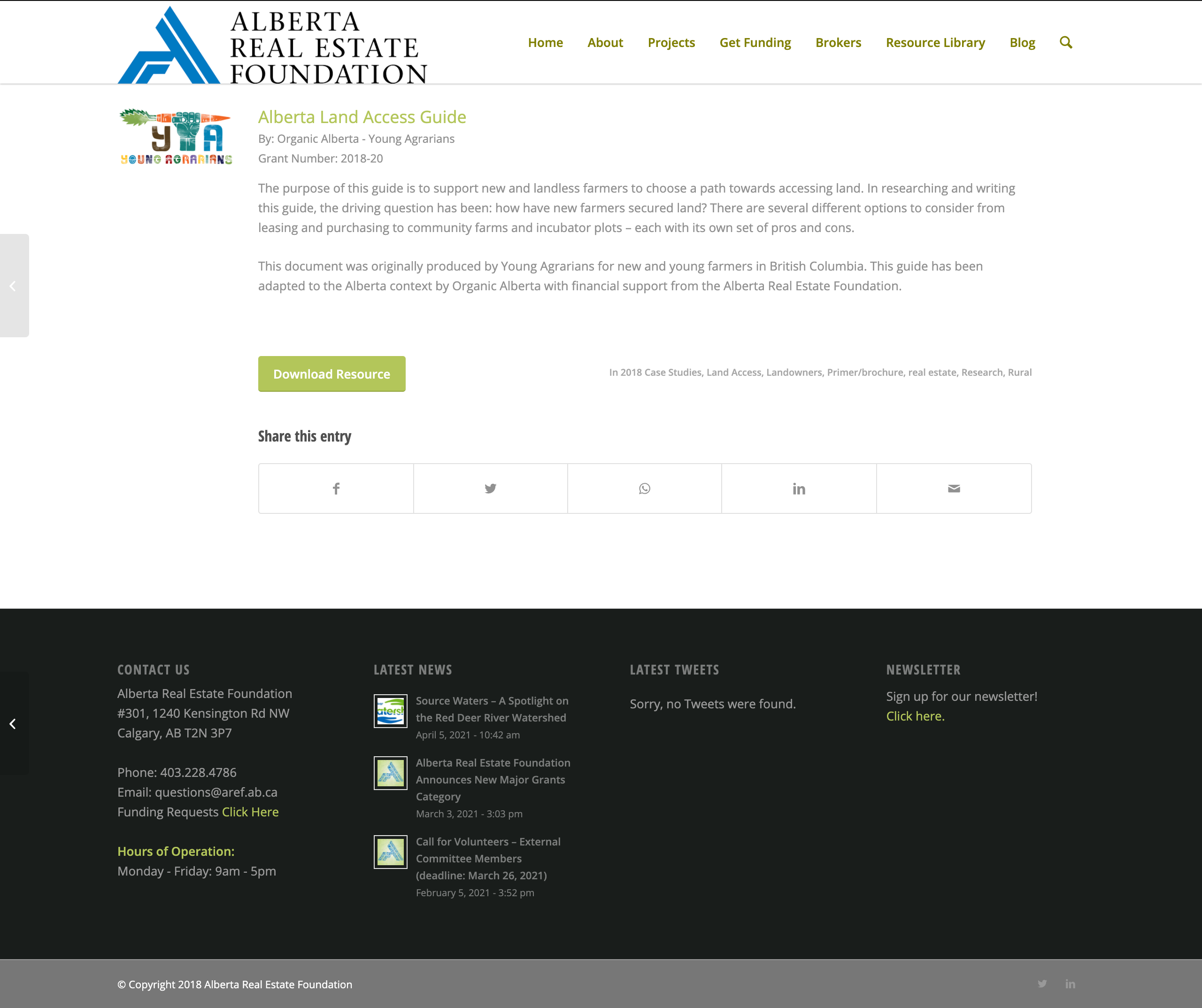 Alberta Land Access Guide Young Agrarians