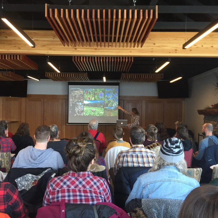 Kim Watt from Thimblehill Nursery presents at a Funghi Workshop in Ainsworth (Feb 2020)