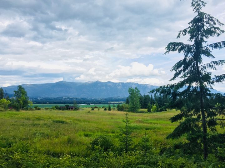 Farmland in the Creston Valley