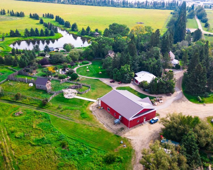 Ellis Nature Centre aerial view