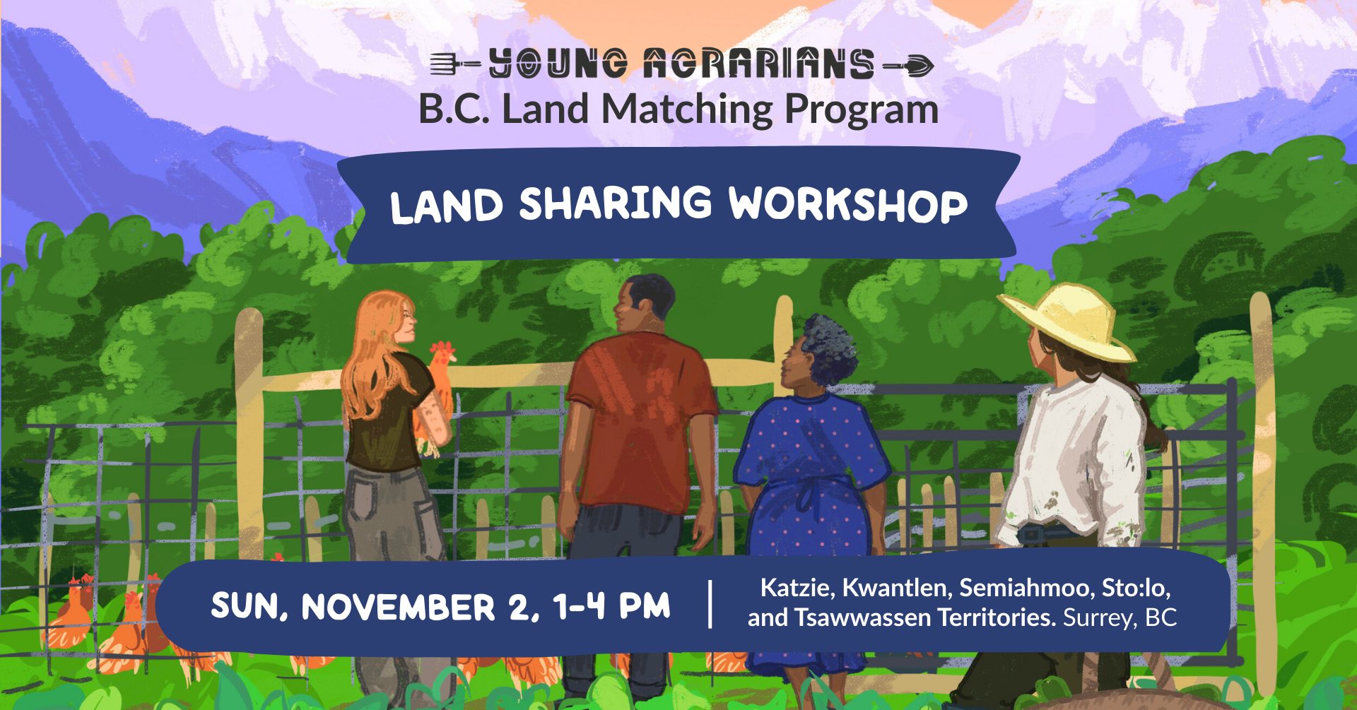 Nov 2, 2025: Land Sharing Workshop – Surrey, BC