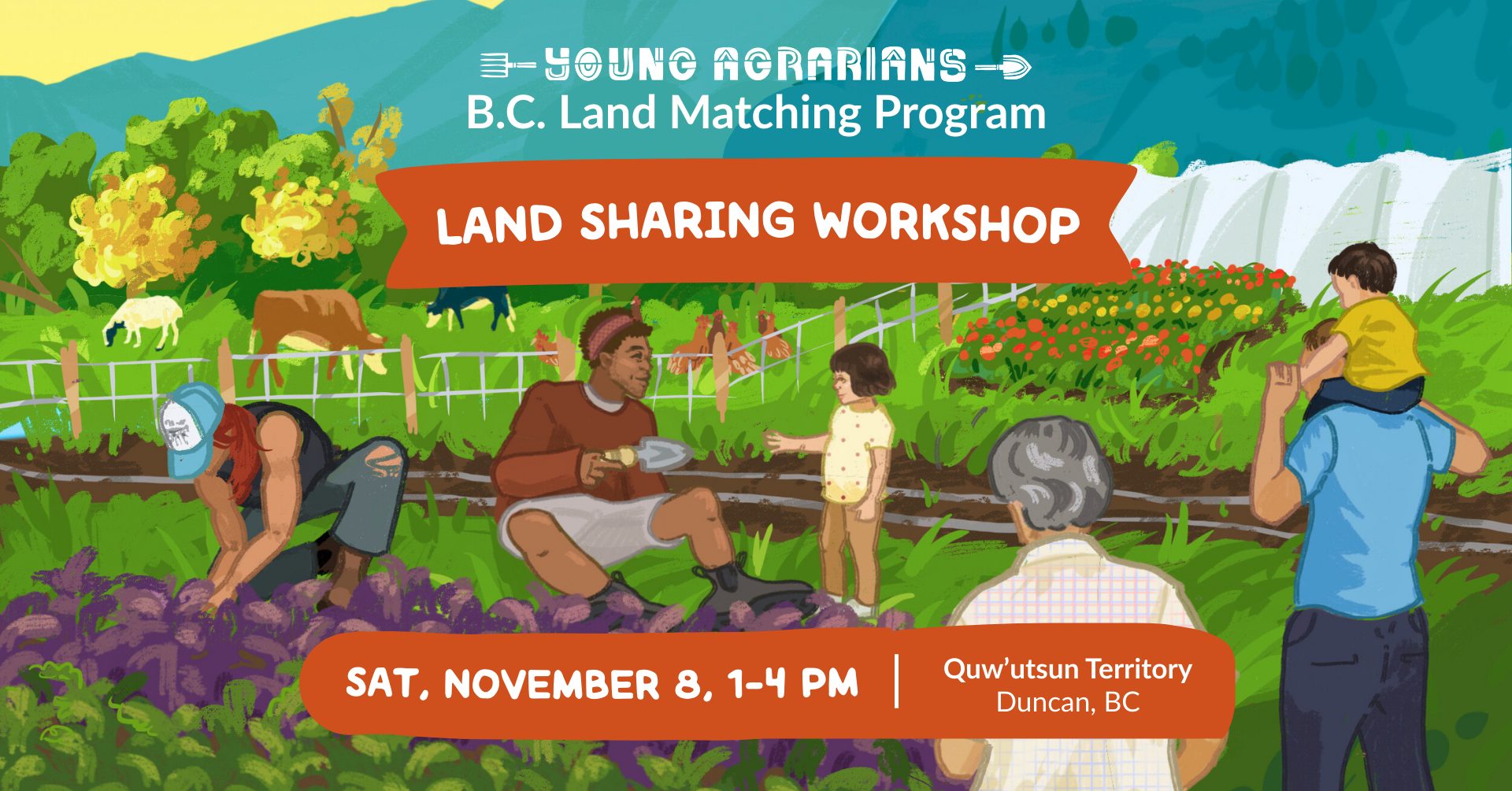 Nov 8, 2025: Land Sharing Workshop – Duncan, BC