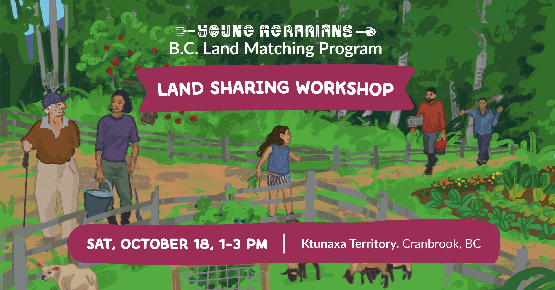 OCT 18, 2025: CRANBROOK, BC – Land Sharing Workshop