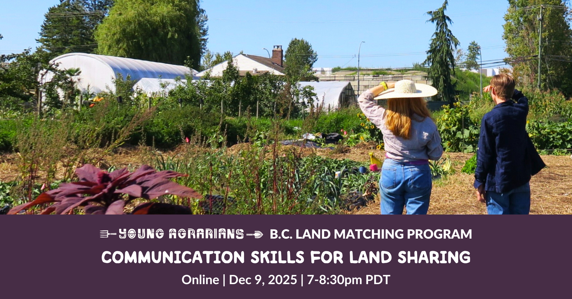 Dec 9, 2025: Online – Communication Skills for Land Sharing